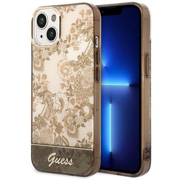 Guess GUHCP14MHGPLHC Ochre Porcelain Collection iPhone 14 Plus Tok