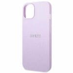 Guess GUHCP14MPSASBPU Purple Saffiano Strap iPhone 14 Plus Tok