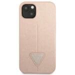 Guess GUHCP14MPSATLP Pink SaffianoTriangle Logo iPhone 14 Plus Tok