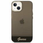 Guess GUHCP14SHGCOK Black Translucent iPhone 14 Tok