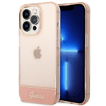 Guess GUHCP14XHGCOP Pink Translucent iPhone 14 Pro Max Tok