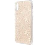 Guess GUHCPXPCU4GLGO Gold 4G Glitter iPhone XS/X Tok