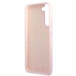Guess GUHCS22MLSLMGLA Lavender Silicone Script Metal Logo Samsung S22 Plus Tok