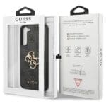Guess GUHCS23M4GMGGR Grey HardCase 4G Big Metal Logo Samsung S23 Plus Tok