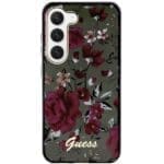Guess GUHCS23MHCFWSA Kaki Flower Collection Samsung S23 Plus Tok