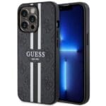Guess GUHMP13LP4RPSK Black Hardcase 4G Printed Stripes MagSafe iPhone 13 Pro Tok
