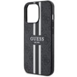 Guess GUHMP13LP4RPSK Black Hardcase 4G Printed Stripes MagSafe iPhone 13 Pro Tok