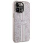 Guess GUHMP13LP4RPSP Pink Hardcase 4G Printed Stripes MagSafe iPhone 13 Pro Tok