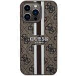 Guess GUHMP13LP4RPSW Brown Hardcase 4G Printed Stripes MagSafe iPhone 13 Pro Tok
