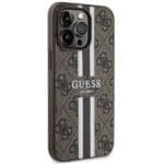 Guess GUHMP13LP4RPSW Brown Hardcase 4G Printed Stripes MagSafe iPhone 13 Pro Tok