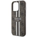 Guess GUHMP13LP4RPSW Brown Hardcase 4G Printed Stripes MagSafe iPhone 13 Pro Tok
