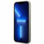 Guess GUHMP13LSPLG Grey Silicone Logo Plate MagSafe iPhone 13 Pro Tok