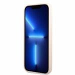 Guess GUHMP13LSPLP Pink Silicone Logo Plate MagSafe iPhone 13 Pro Tok