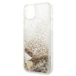 Guess GUOHCP14MGLHFLGO Gold Glitter Charms iPhone 14 Plus Tok
