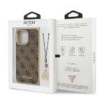 Guess GUHCP13XGF4GBR Charms Brown iPhone 13 Pro Max Tok