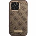 Guess PU 4G MagSafe Brown iPhone 14 Pro Tok