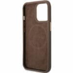 Guess PU 4G MagSafe Brown iPhone 14 Pro Tok