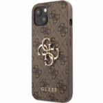 Guess PU 4G Metal Logo Brown iPhone 13 Mini Tok