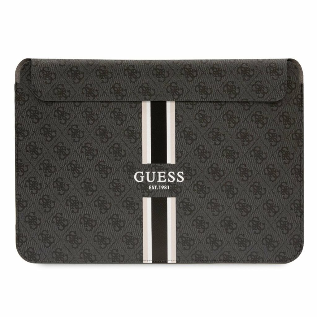 Guess PU 4G Printed Stripes Computer Sleeve Black Notebook 16" Tok