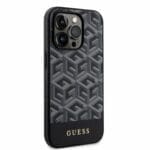 Guess PU G Cube MagSafe Black iPhone 13 Pro Max Tok