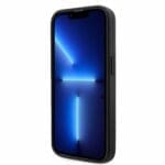 Guess Rhinestones Triangle Metal Logo Black iPhone 14 Pro Tok