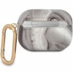 Guess Shiny Márvány TPU Fekete AirPods Pro Tok