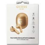 Guess Fülhallgatók Bluetooth GUTWST82TRD Gold Triangle Logo