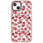 Hearts Piros iPhone 14 Tok