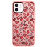 Hearts Piros iPhone 12/12 Pro Tok