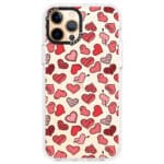 Hearts Piros iPhone 12 Pro Max Tok