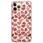 Hearts Piros iPhone 12 Pro Max Tok