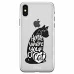 Home Is Where Your Cat Is iPhone X/XS Tok