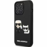 Karl Lagerfeld and Choupette 3D Fekete iPhone 13 Pro Tok