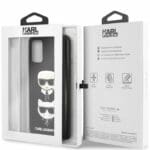 Karl Lagerfeld & Choupette Head Fekete Samsung S20 Plus Tok