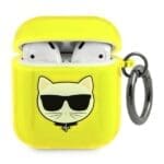 Karl Lagerfeld KLA2UCHFY Silicone Yellow AirPods 1/2 Tok