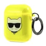 Karl Lagerfeld KLA2UCHFY Silicone Yellow AirPods 1/2 Tok
