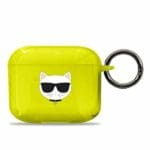 Karl Lagerfeld KLA3UCHFY Silicone Yellow AirPods Pro Tok