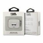 Karl Lagerfeld KLA3UCHGS Silicone Silver AirPods Pro Tok