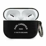 Karl Lagerfeld KLACAPSILRSGBK Black Silicone RSG AirPods Pro Tok