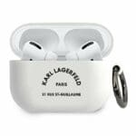 Karl Lagerfeld KLACAPSILRSGWH White Silicone RSG AirPods Pro Tok