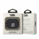 Karl Lagerfeld KLAP2RUNCHK Black Silicone Choupette Head 3D AirPods Pro 2 Tok
