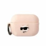 Karl Lagerfeld KLAP2RUNCHP Pink Silicone Choupette Head 3D AirPods Pro 2 Tok