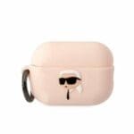 Karl Lagerfeld KLAP2RUNIKP Pink Silicone Karl Head 3D AirPods Pro 2 Tok