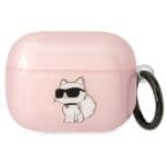 Karl Lagerfeld KLAPHNCHTCP Pink Ikonik Choupette AirPods Pro Tok