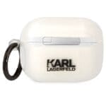 Karl Lagerfeld KLAPHNIKTCT Transparent Karl`s Head AirPods Pro Tok