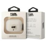 Karl Lagerfeld KLAPHNIKTCT Transparent Karl`s Head AirPods Pro Tok