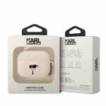 Karl Lagerfeld KLAPRUNIKP Pink Silicone Karl Head 3D AirPods Pro Tok