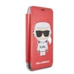 Karl Lagerfeld KLFLBKPXKSCORE Book Red Karl Space Cosmonaut iPhone XS/X Tok