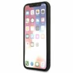 Karl Lagerfeld KLHCI65SAKICKCBK Black Saffiano Ikonik Karl&Choupette Head iPhone XS Max Tok