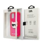 Karl Lagerfeld KLHCP12LCHTRP Glitter Choupette Pink Fluo iPhone 12 Pro Max Tok
